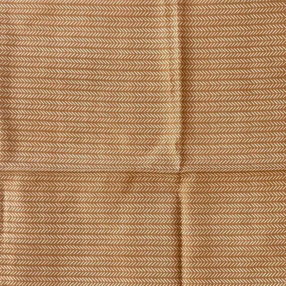 Vintage Beige Chevron Weave Print Polyester Square Scarf 27" X 27" Japan White - Picture 4 of 13